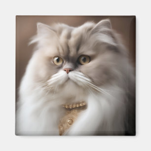 Persian Beauty Cat Magnet