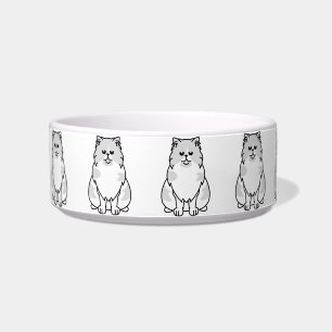 Persian Bicolour Cat Cartoon Bowl