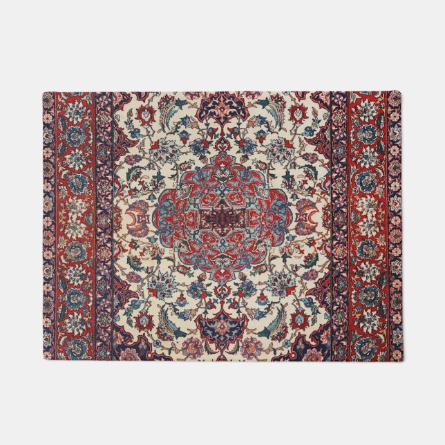 Persian Blue Creme  Doormat (Front)