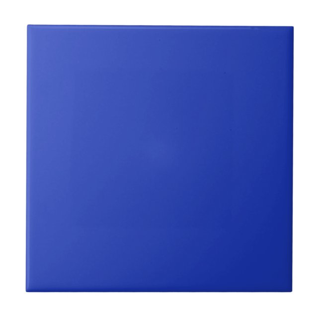 Persian Blue Solid Colour Tile (Front)