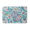 Persian Boteh Paisley Pattern Monogram Bath Mat