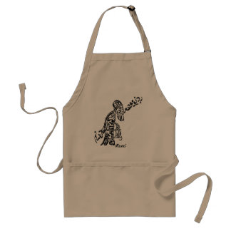 Persian Calligraphy of Rumi Poem "Old Man" Standard Apron