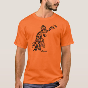 Persian Calligraphy of Rumi Poem "Old Man" T-Shirt