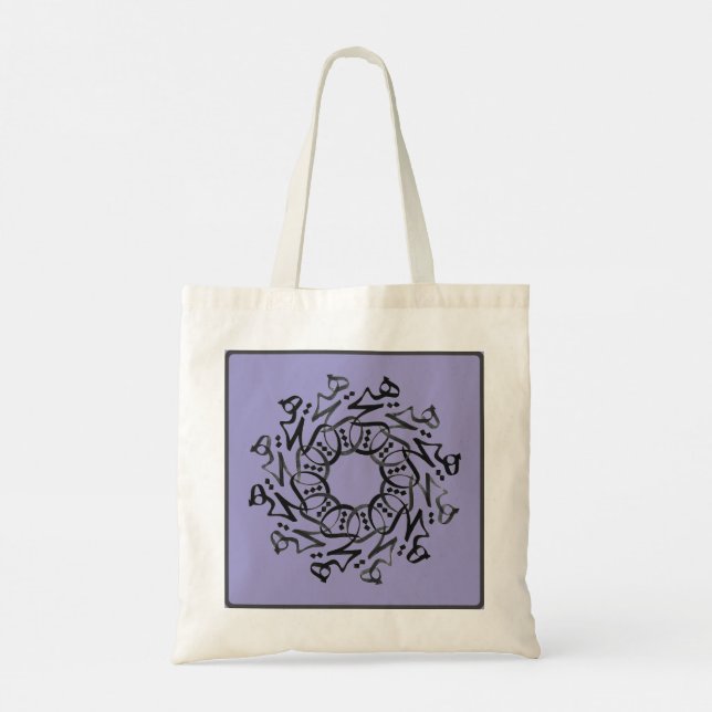 Persian Calligraphy Tote Bag (Back)