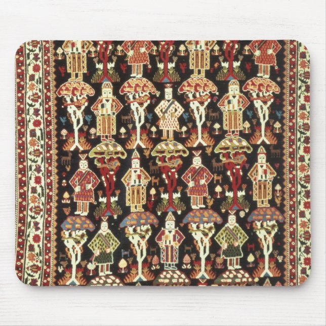 Persian carpet, 19th-20th century mouse mat (Front)