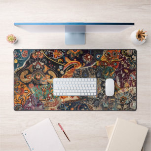 Persian Carpet Abstract Chaos Desk Mat