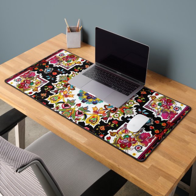 Persian Carpet Classic Intricate Design Desk Mat (Office 2)