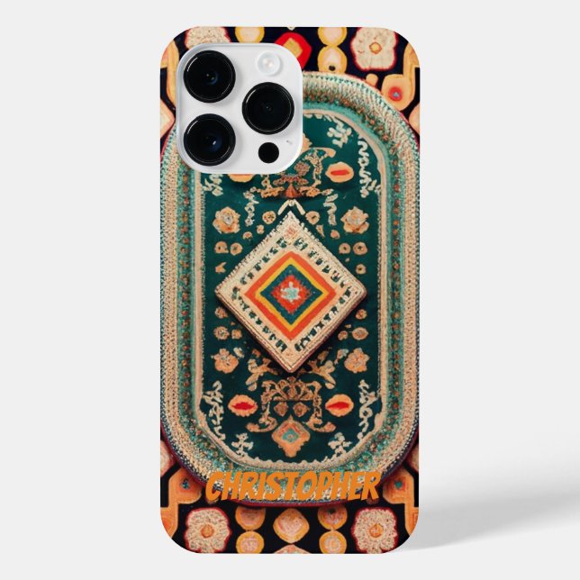 Persian carpet colourful iPhone case (Back)