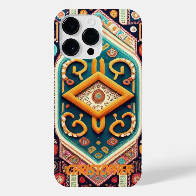 Persian carpet colourful iPhone case (Back)