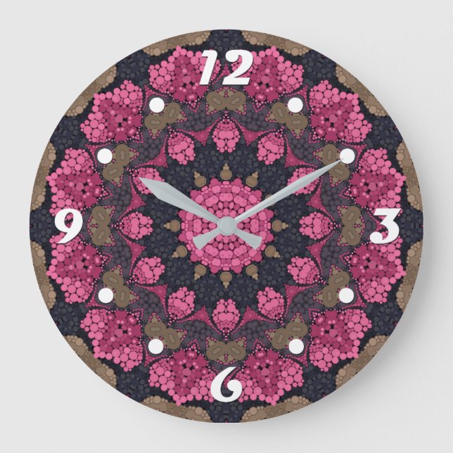 Persian carpet large clock (Front)