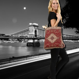 Persian  carpet look  design  tote bag