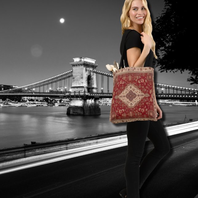 Persian  carpet look  design  tote bag (Creator Uploaded)
