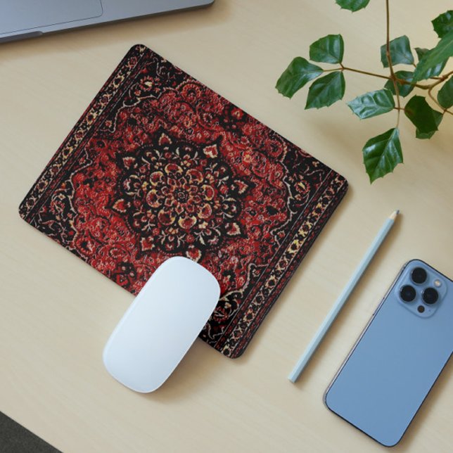 Persian carpet look in rose tinted field mouse mat (Creator Uploaded)