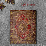Persian carpet   look -  Tabris   Jigsaw Puzzle<br><div class="desc">Style reminiscent to Persian carpets. This jigsaw  puzzle was designed by Alma Wad,  who adapted the pattern from an old Azeri,  Tabriz carpet illustration . Fantastic present for fans of old-school games and  oriental motifs .</div>