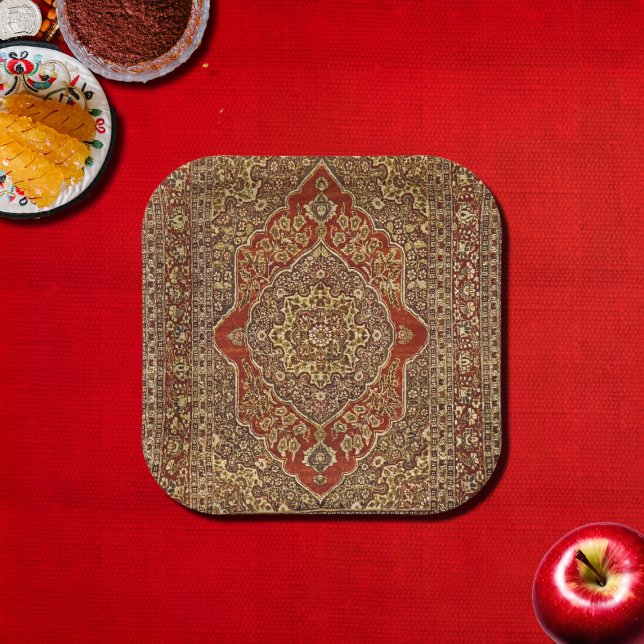 Persian carpet   look -  Tabris Paper Plate (Creator Uploaded)