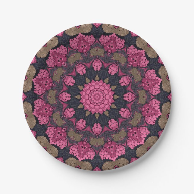 Persian carpet paper plate (Front)