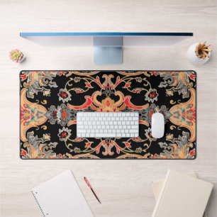 Persian Carpet Pastel Pattern Desk Mat