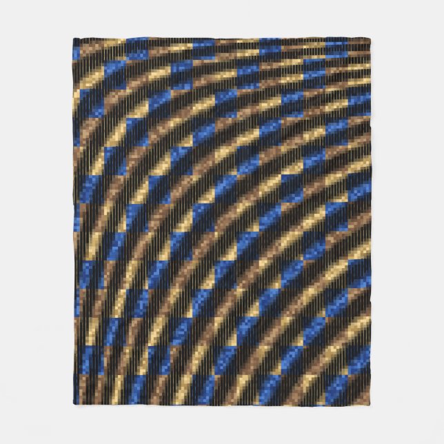 Persian Carpet Pattern  Fleece Blanket (Front)