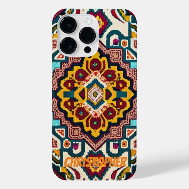 Persian carpet vintage iPhone case (Back)