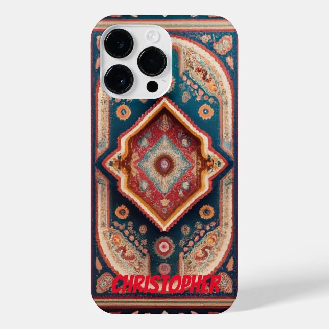 Persian carpet vintage iPhone case (Back)