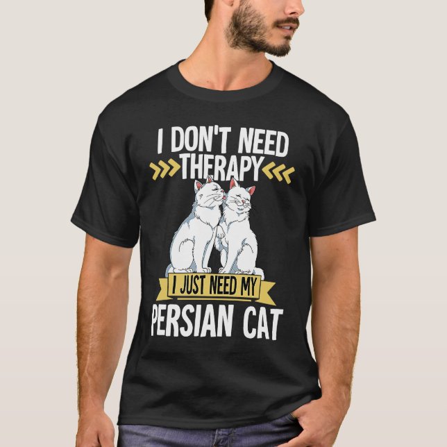Persian Cat  3 T-Shirt (Front)
