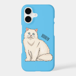 Persian cat cartoon illustration