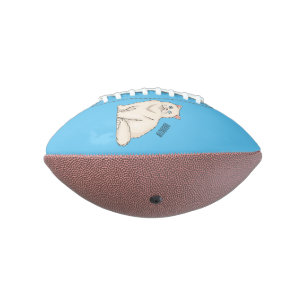 Persian cat cartoon illustration  american football