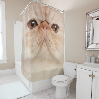 Persian Cat Face Shower Curtain