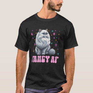 Persian Cat FANCY AF Funny Persian Cats Owners T-Shirt