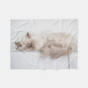 Persian Cat Fleece Blanket