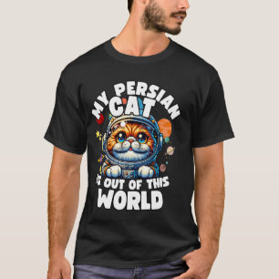 Persian Cat Lover Designs Kids Funny Persian Cat T-Shirt