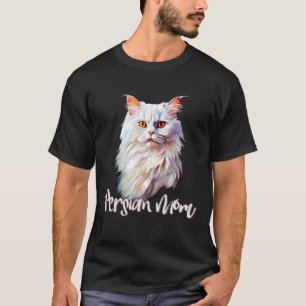 Persian Cat Mom Mommy Family Pet Friend T-Shirt