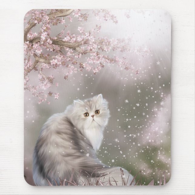 Persian cat mouse mat (Front)