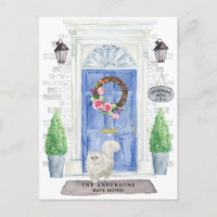 Persian Cat Moving Announcement Postcard
