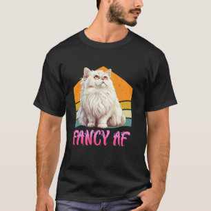 Persian Cat Mum FANCY AF Persian Cat Owner Vintage T-Shirt