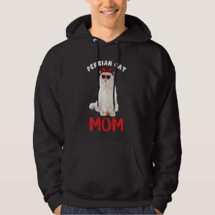 Persian Cat Mum Mama Cat Owner Funny Kitty Kitten Hoodie