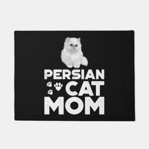 Persian Cat Mum Shirt I Female Cat Owner Persian K Doormat