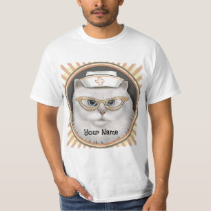 Persian Cat Nurse  T-Shirt