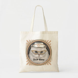 Persian Cat Nurse Tote Bag