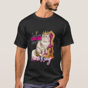 Persian Cat Owner IN THIS HOUSE THE PERSIAN CAT T-Shirt