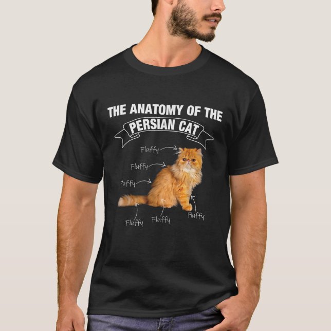 Persian cat Persian cats anatomy  T-Shirt (Front)