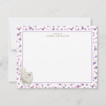 Persian Cat Personalised Stationery