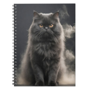 Persian Cat Pet Animal Elegant Dramatic Portrait Notebook