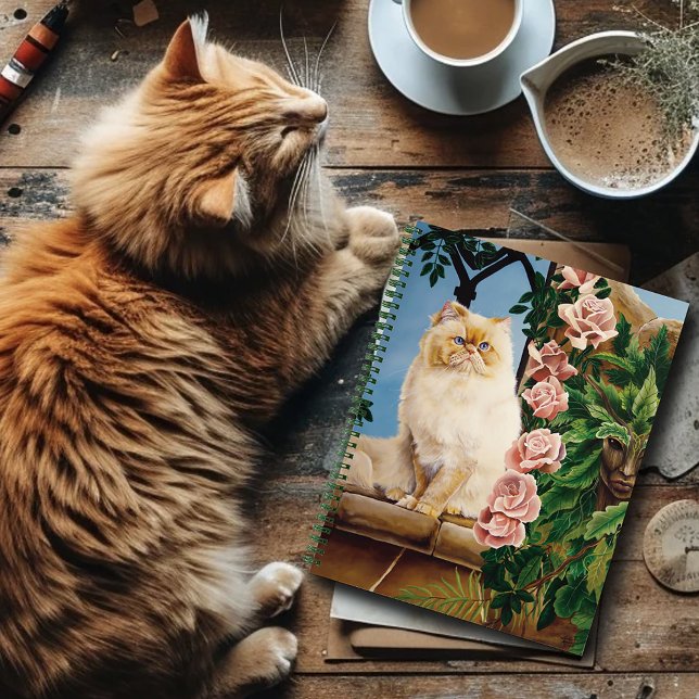  Persian Cat Roses Dryad Notebook (Creator Uploaded)