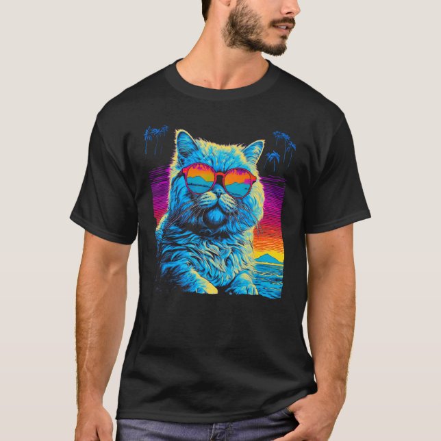 Persian Cat Summer T-Shirt (Front)