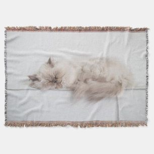 Persian Cat Throw Blanket