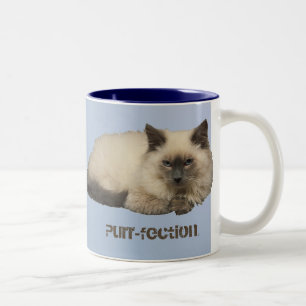 Persian Cat Two-Tone Coffee Mug