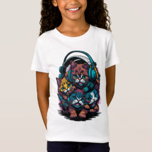 Persian Cat with Kitten Playing with TNT T-Shirt