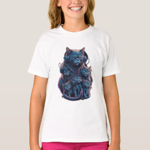 Persian Cat with Kitten Playing with TNT T-Shirt