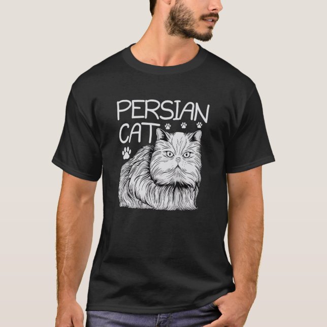 Persian Cats Cat Owner Persian Longhair T-Shirt (Front)